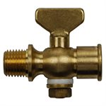 Brass Gauge Cock 1 / 4" M x F