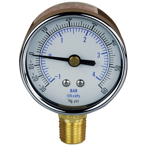 Combination Gauge Steel Case 2"