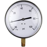 Combination Gauge Steel Case 4.5"