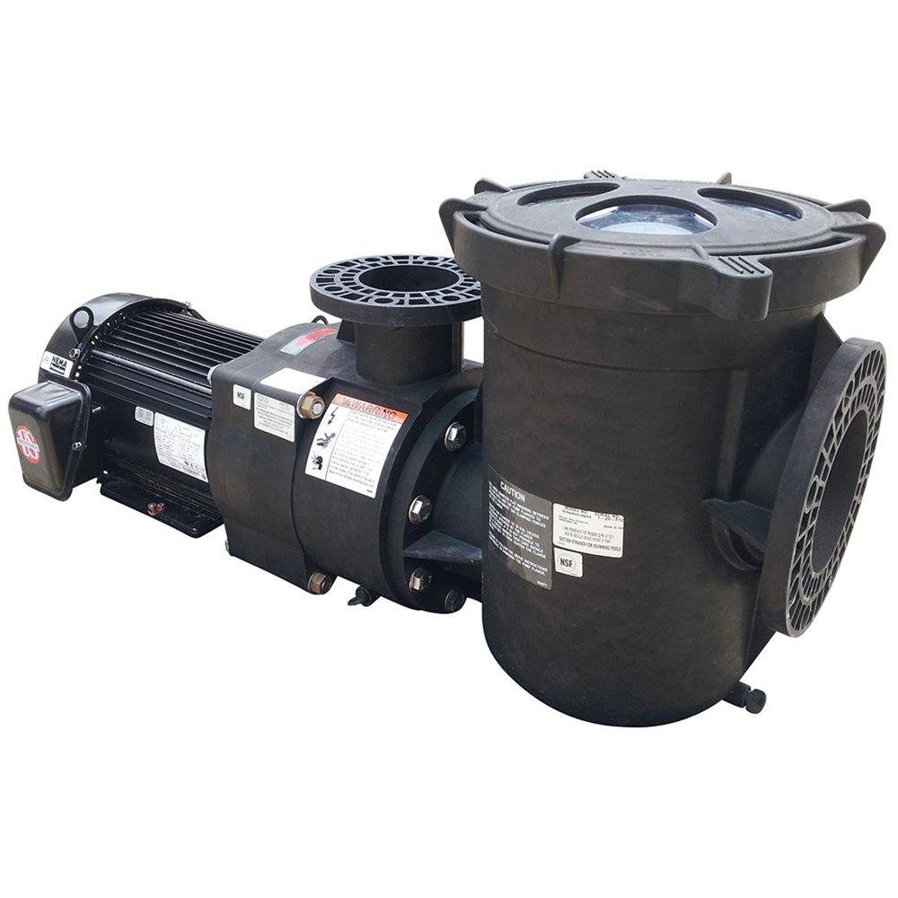 Pentair EQ Series Pump, TEFC Motor, #340604 EQKT500 5 HP, 3 Phase