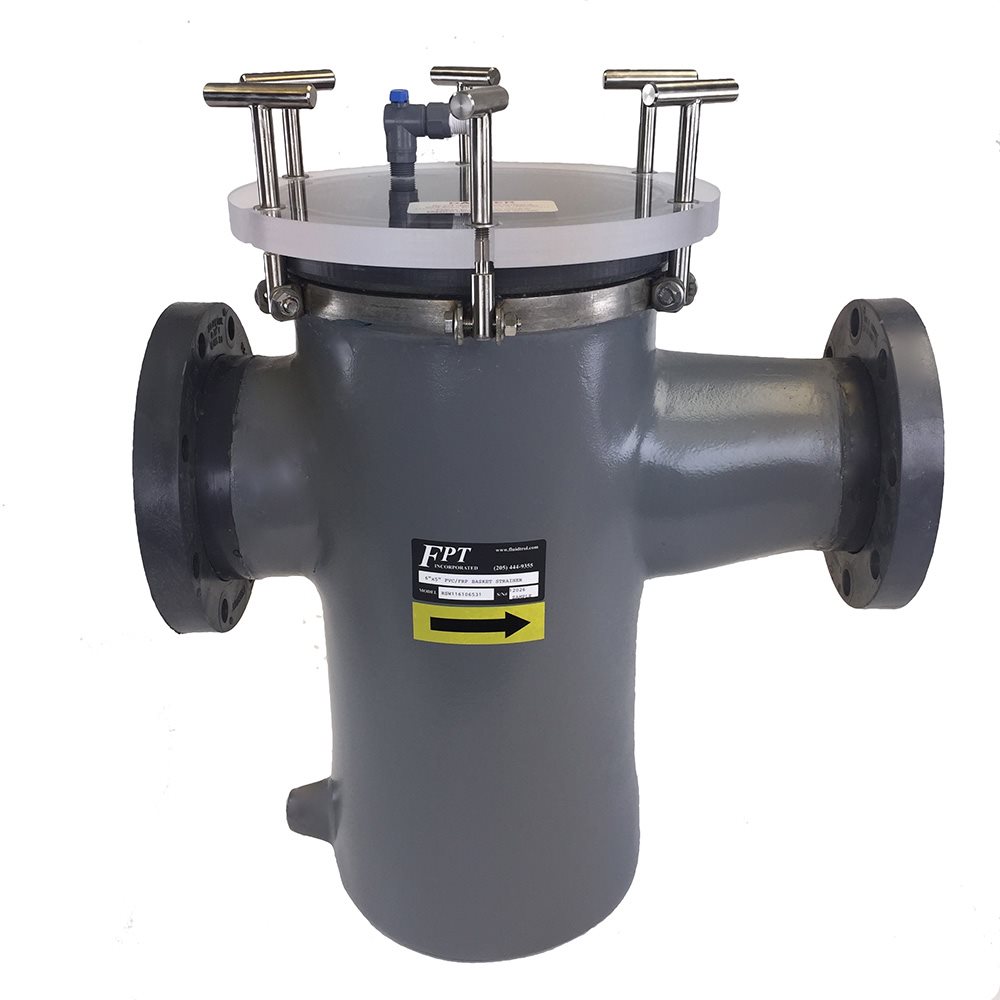 10" x 6" Fiberglass Reducing Strainer