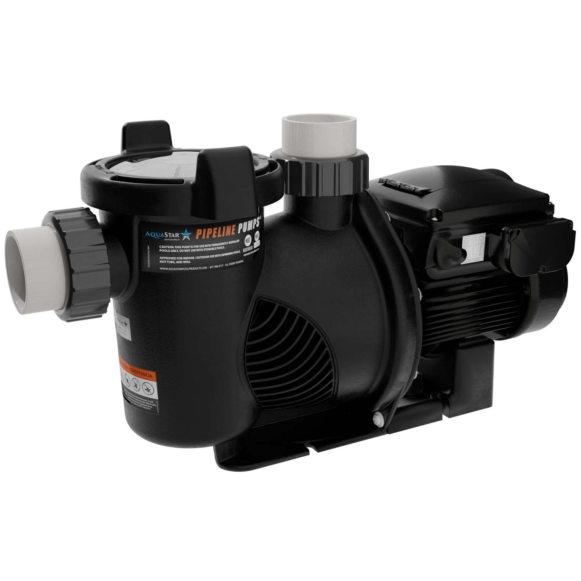 AuaStar Pipeline Variable Speed Pump, 1.5 HP