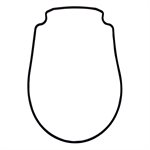 Pentair Parts 357100Z Black Gasket for Seal Plate