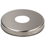 Escutcheon Plate, Round 304 Stainless for 1.5" Rail