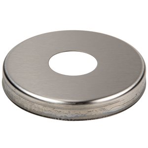 Escutcheon Plate, Round 304 Stainless for 1.5" Rail