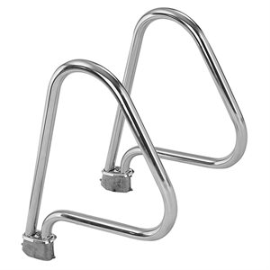 S.R. Smith CRH-100 Commercial Ring Rails, .065" Wall, 1.625" OD Tubing, Pair