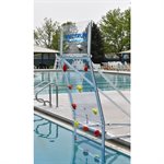 Spectrum Kersplash Challenger Climbing Wall Section, Crystal Clear, 2-Panel, 8 Ft Tall
