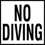 6" x 6" Smooth Message Tile, No Diving