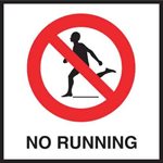 6" x 6" Skid Resistant Symbol Tile, No Running