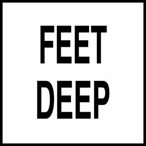 8" x 8" Skid Resistant Message Tile, Feet Deep