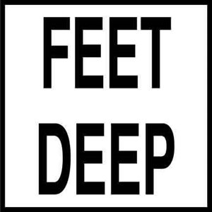 6" x 6" Smooth Message Tile, Feet Deep