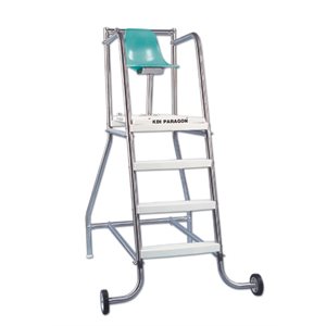 Paragon 20301 Wheel-A-Round Movable Lifeguard Chair, 8 ft