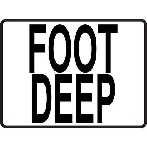 4.25" x 5.5" Plastic Message Stick-On, Foot Deep