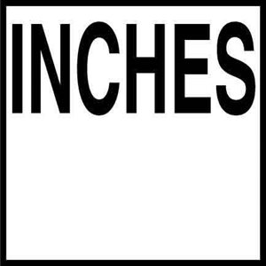 6" x 6" Skid Resistant Message Tile, Inches