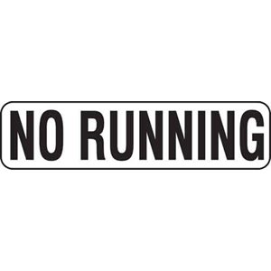 6" Vinyl Message Stick-On - NO RUNNING
