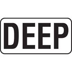8" Vinyl Message Stick-On - DEEP