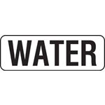 8" Vinyl Message Stick-On - WATER