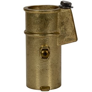 Paragon 28105 Bronze Deck Anchor for 1.5" O.D. Rail, 4" deep