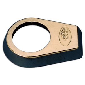 Escutcheon Plate for 1.9" OD Rail, Paragon Deluxe Brass