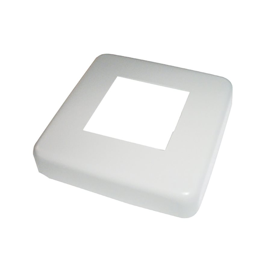 Escutcheon Plate, Square, Powder Coated