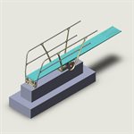 Durafirm Short Stand, Rails On Both Sides