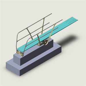 Durafirm Short Stand, Rails On Both Sides