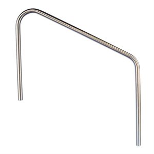 Heavy Duty Two Bend Stair Rail, 48"
