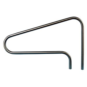 Paragon 34303 Heavy Duty Horizontal Stair Rail, 54" L with .065" wall