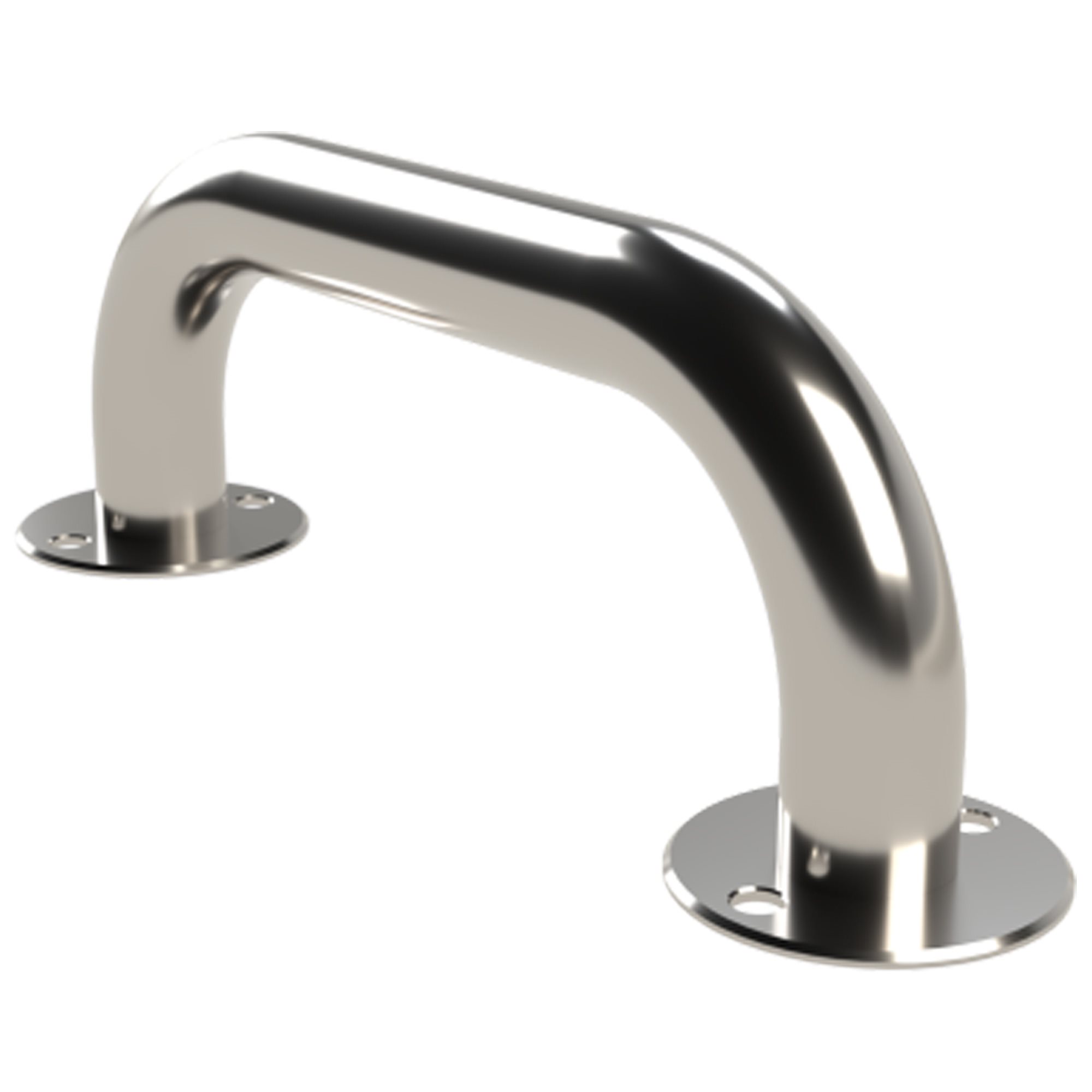 TruPro ADA Grab Rail, with Flanges, 12"