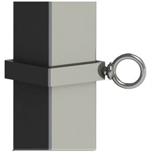 Paragon 38302 Collar for Square Stanchion, with Eyebolt