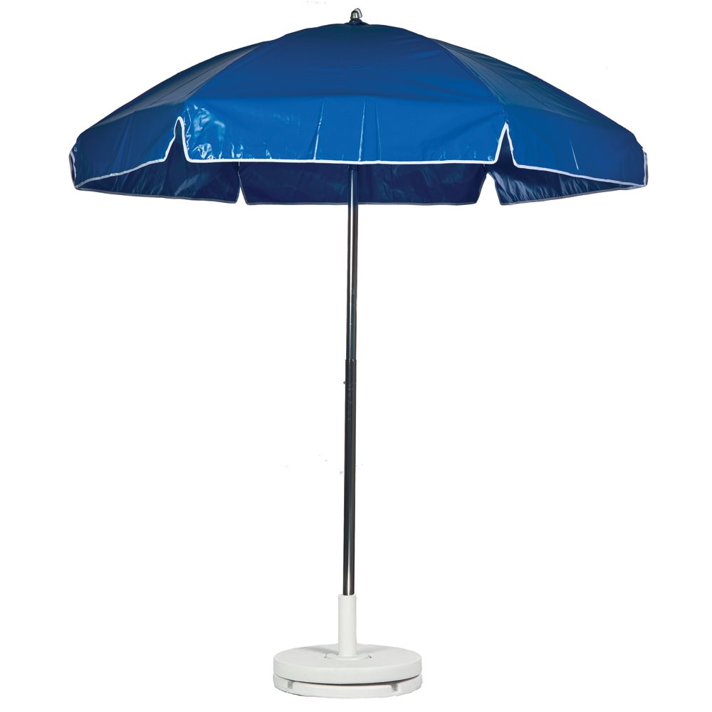 Umbrella, 6.5' Vinyl, Solid Royal Blue
