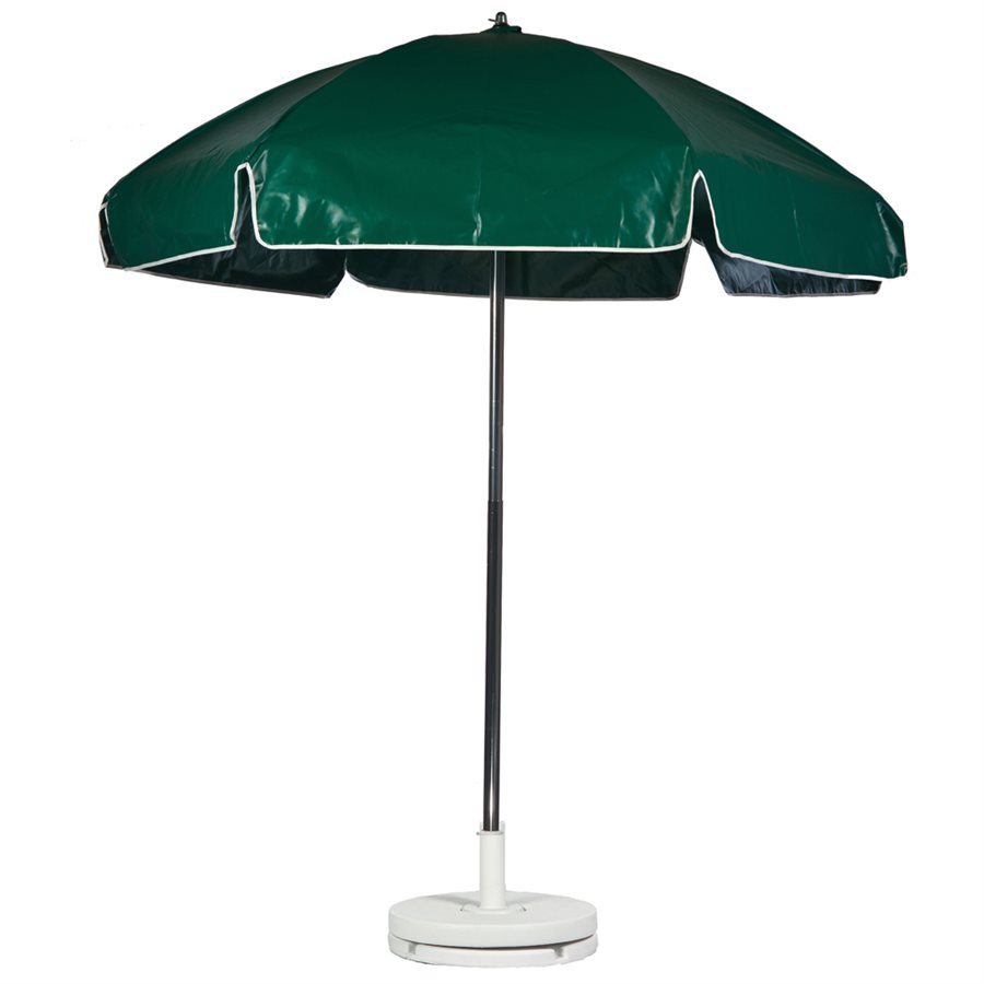 Umbrella, 6.5' Vinyl, Solid Forest Green