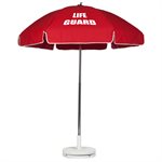 Lifeguard Umbrella, 6.5' Acrylic, Red
