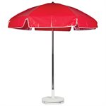 Umbrella, 6.5' Vinyl, Solid Red