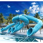 Spectrum Quad Flume, 90° / 360°, Half Hex Deck