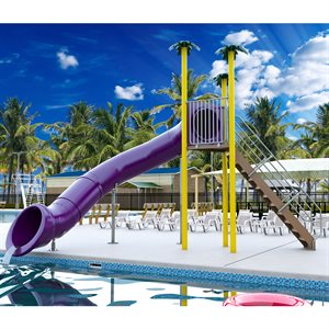 Spectrum Single Flume, 90°, Triangle Deck