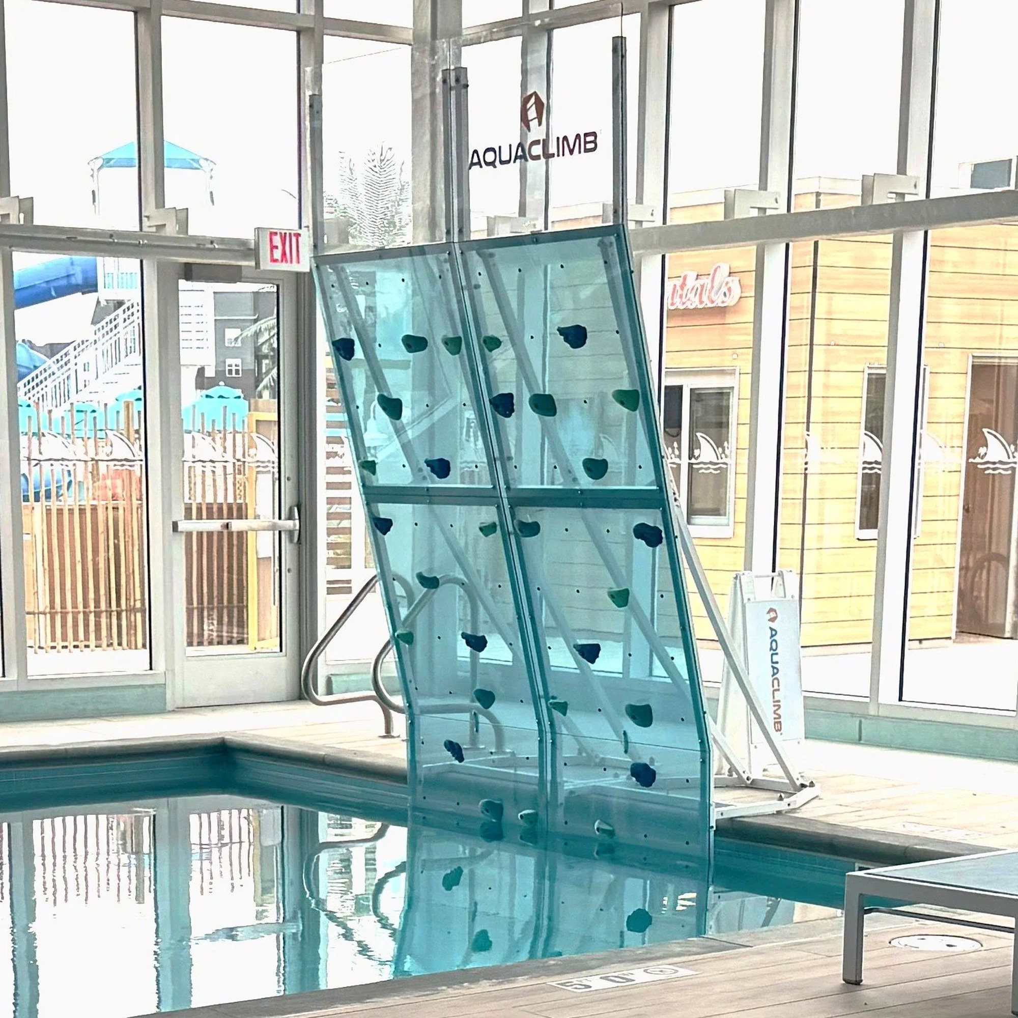 Aquaclimb Krystal Poolside Climbing Wall