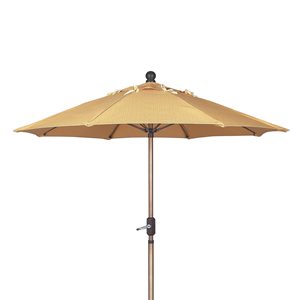 Fiberbuilt Fiberglass Ribbed Market Umbrella, 7-1 / 2', Crank Style