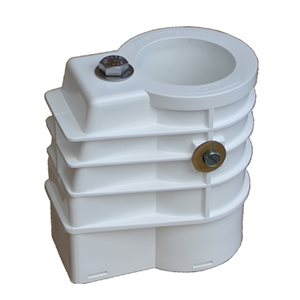 Anchor Socket, White Plastic