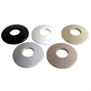 Vinyl Escutcheon, Round, Color, Pair