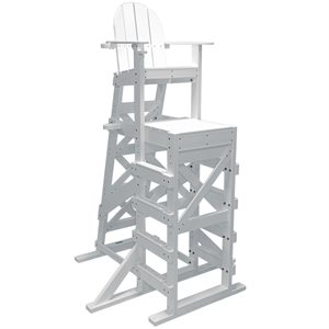 Tailwind XLG540 Tall Lifeguard Chair - Side Step, Red