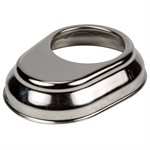 Escutcheon Plate - Keyhole Style, Stainless for 1.9" Rail, SR Smith EP-100A