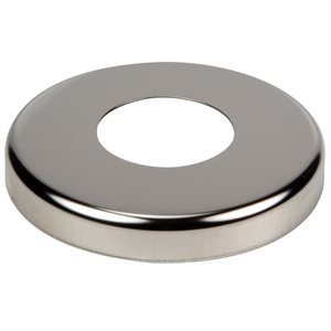 Escutcheon Plate - Round, Stainless 304 Finish, for 1.9" Rail, SR Smith EP-100F