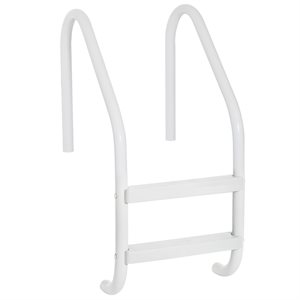Premium Plus Series Ladder 2-Step, 24" Width, White