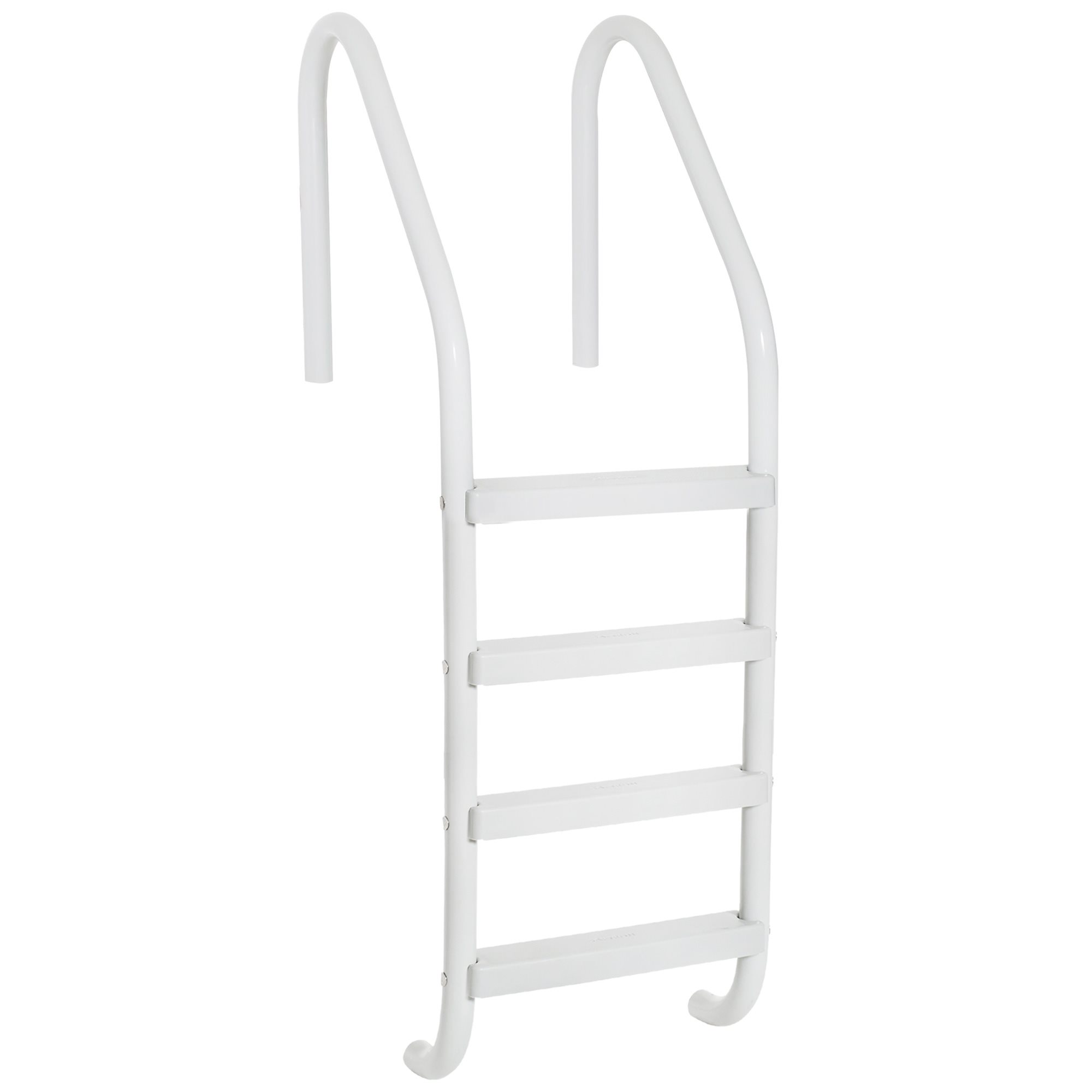 Premium Plus Series Ladder 4-Step, 24" Width, White