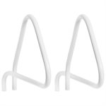 Pretzel Return-to-Deck Rail, 4-Bend, 29" Width, Pair, White