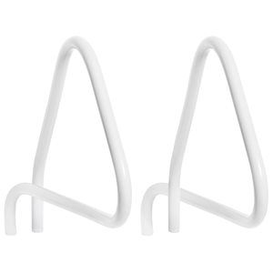 Pretzel Return-to-Deck Rail, 4-Bend, 29" Width, Pair, White