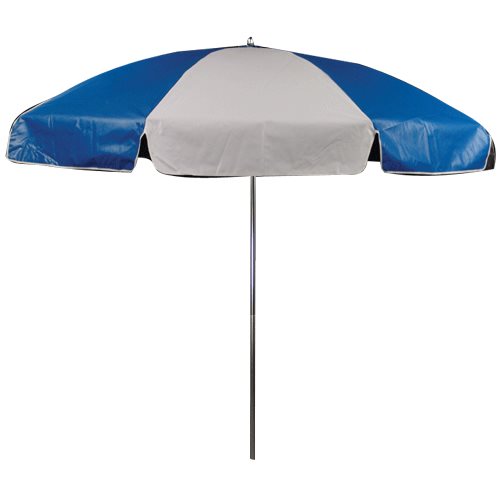 Umbrella, 6.5' Vinyl, Royal Blue / White Alternating