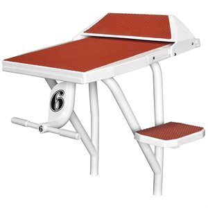 S.R. Smith Velocity Dual Post Standard Starting Platform with Track Start, Sand Tread