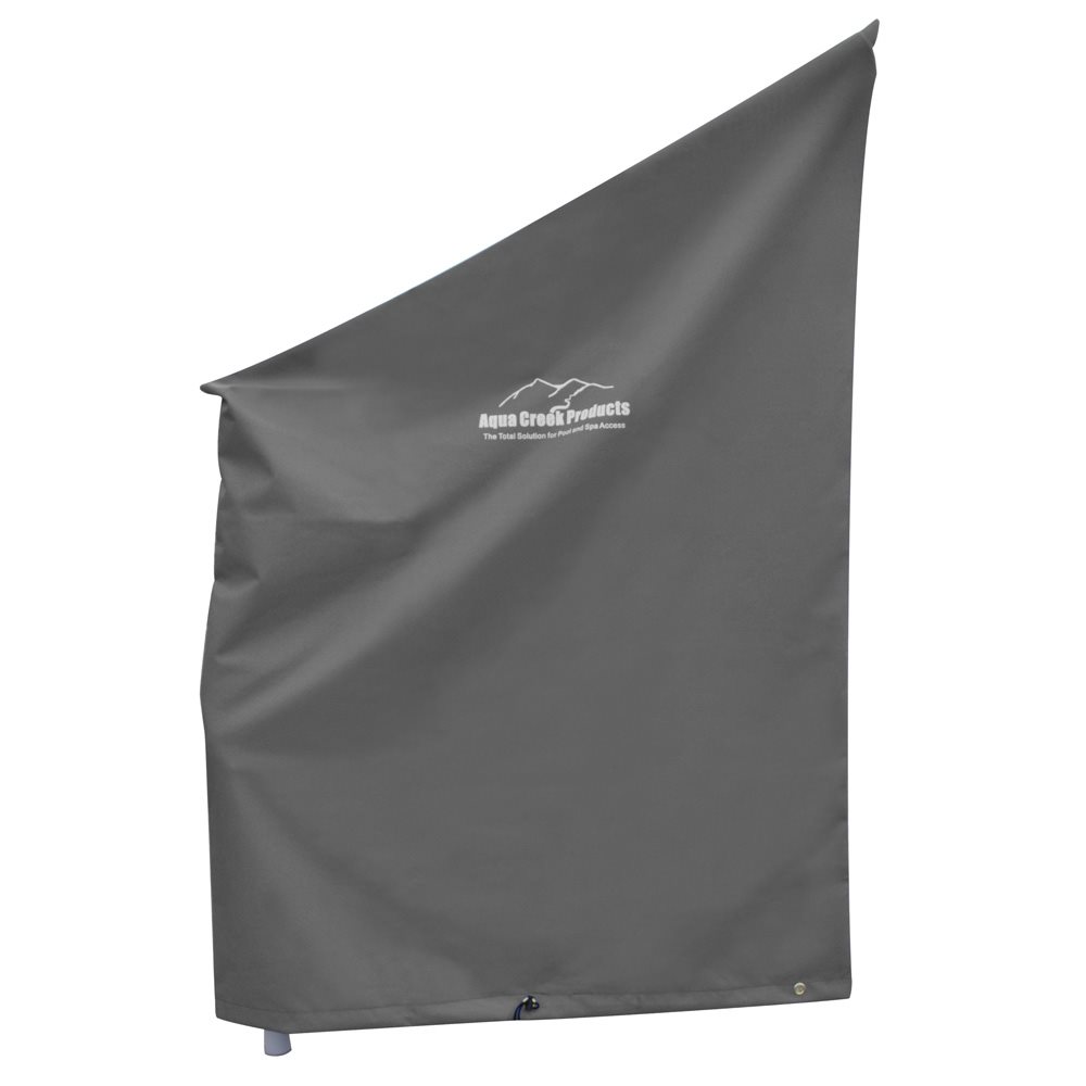 Lockable Safety Cover for Aqua Creek Super Power EZ Pool Lift, Gray